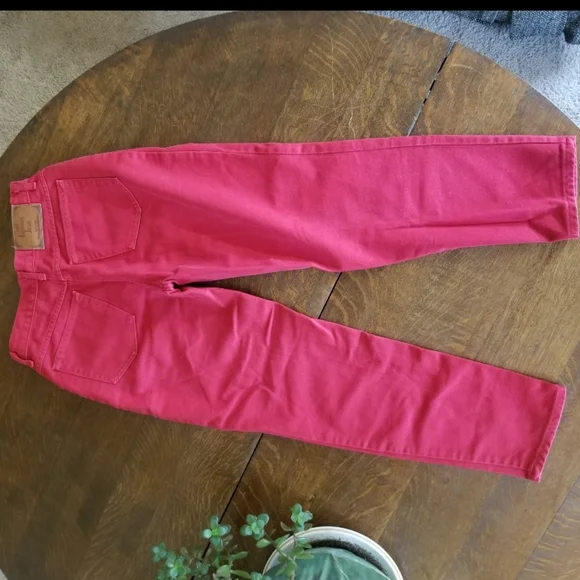 Red Moda Int'l The London Jean Size 8 Vintage - Picture 3 of 5